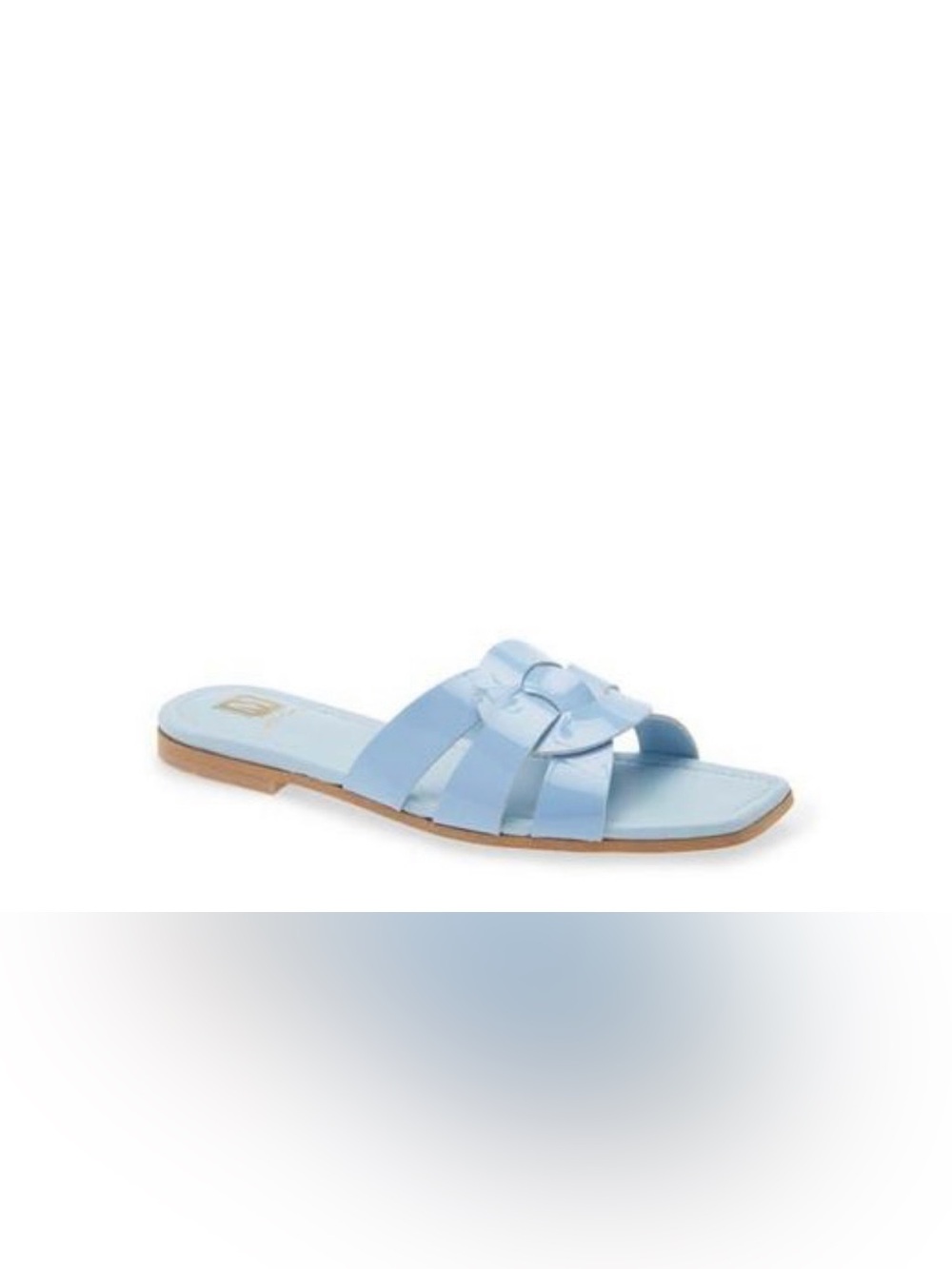 Bruno Magli Alessia Sandal Sky Blue Patent